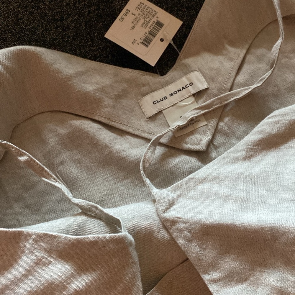 CLUB MONACO Casual CamiLINEN SIZE S - Picture 5 of 5